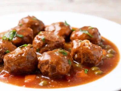 Albóndigas de ternera de la casa