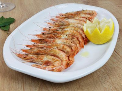 Gambas a la plancha o cocidas