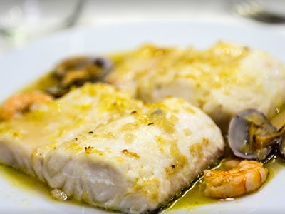 Lomos de merluza al horno