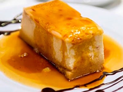 Flan de queso