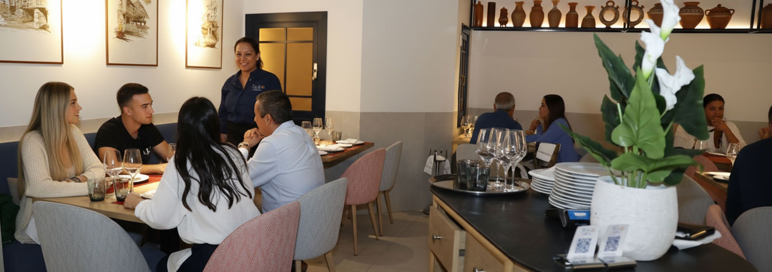Comida de trabajo en Madrid en Flor de Galicia, restaurante gallego del Barrio de Salamanca