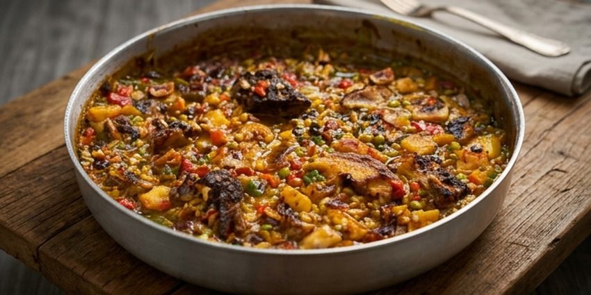 Arroz con rabo de toro en Madrid centro en Flor de Galicia