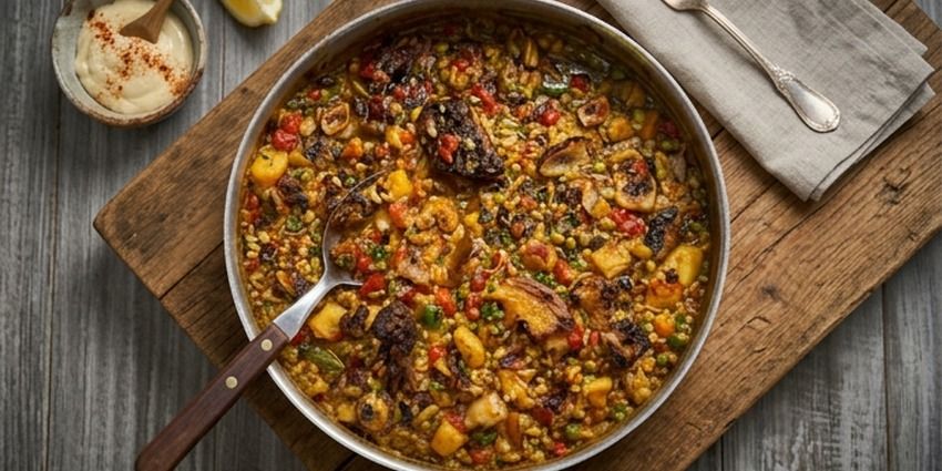 Arroz con rabo de toro para compartir en Madrid