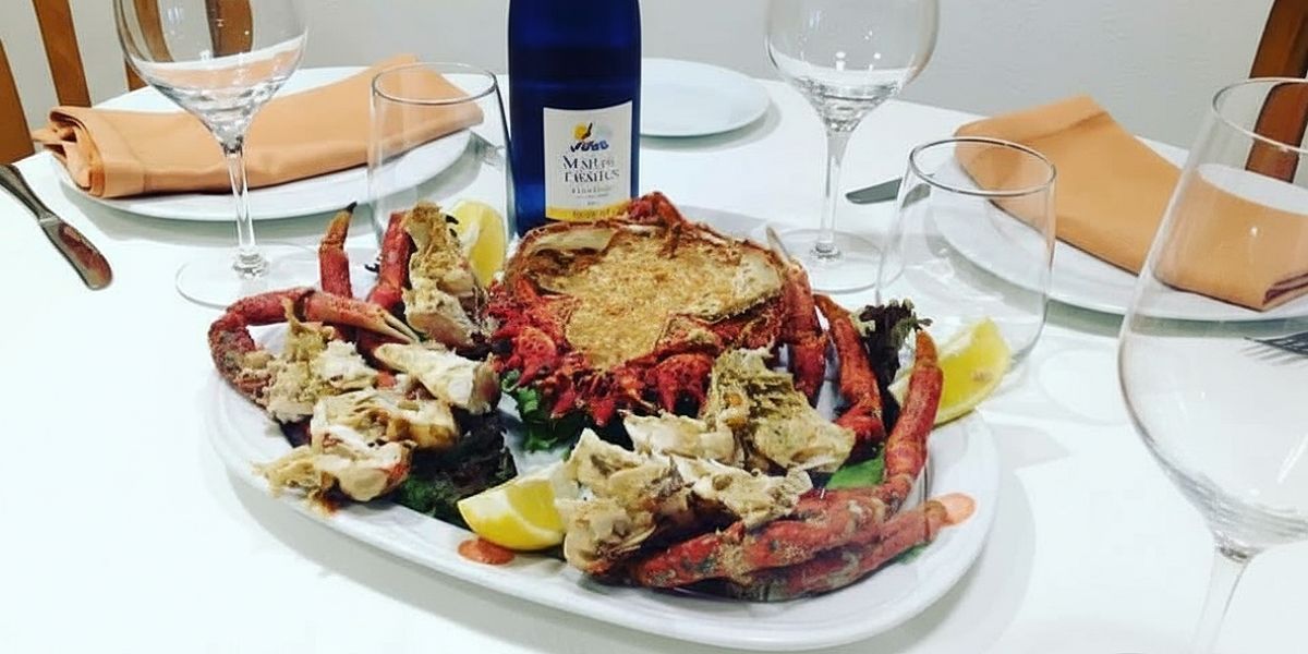 Mariscada gallega con centolla y bogavante, marisco sin gluten