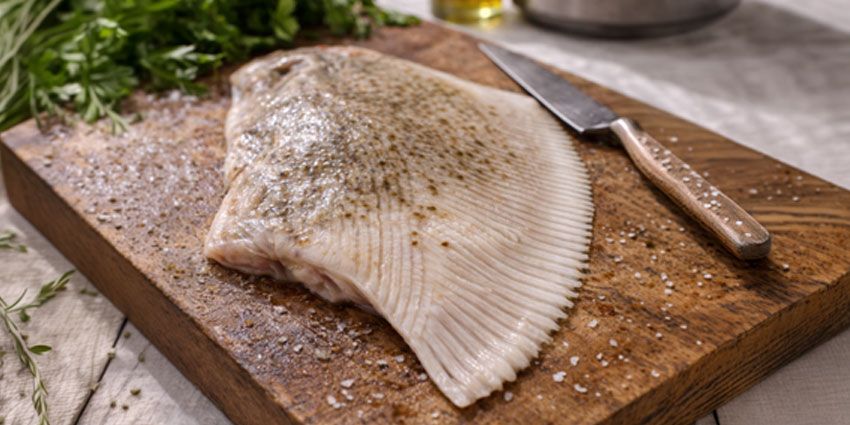 Raya como pescado de temporada utilizado en la cocina gallega