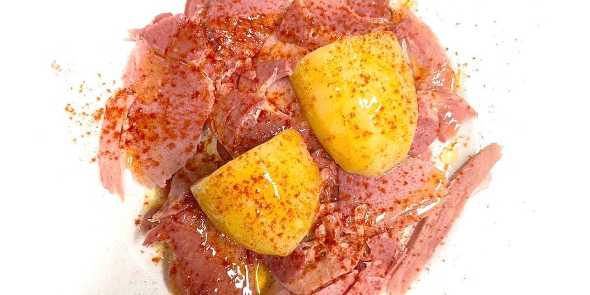 Receta de lacón a la gallega