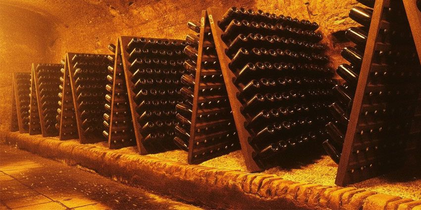 Fase de rima del vino espumoso gallego