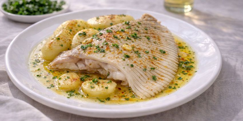 Temporada de la raya (febrero a junio) en Flor de Galicia, restaurante gallego en Madrid centro