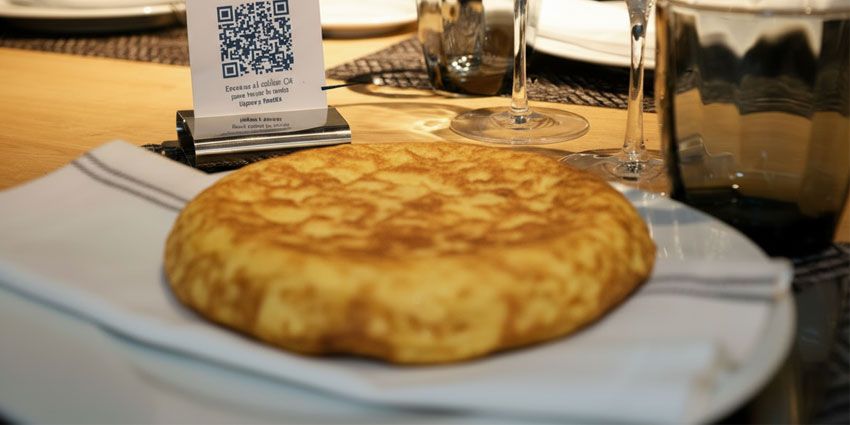 Tortilla jugosa para cenar barato cerca del Movistar Arena Madrid