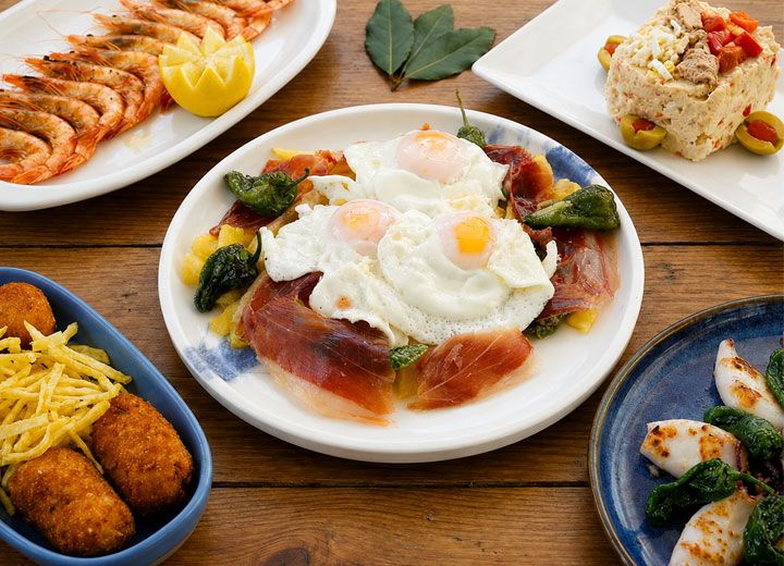 Cena de tapas en Madrid en Flor de Galicia