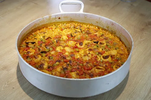 Arrocería gallega en Madrid centro, arroces con bogavante y chipirones en Flor de Galicia, Barrio de Salamanca