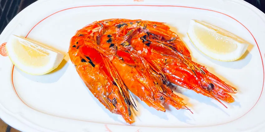 Carabineros a la plancha en Madrid centro