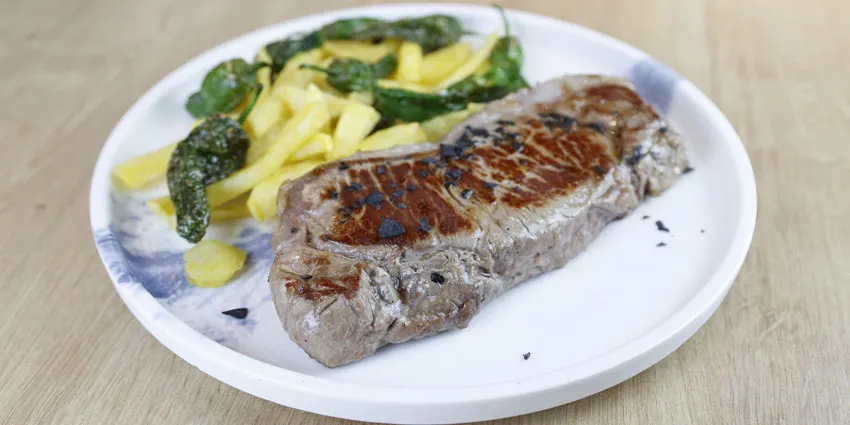 Entrecot de ternera gallega a la brasa en Madrid (Barrio de Salamanca)