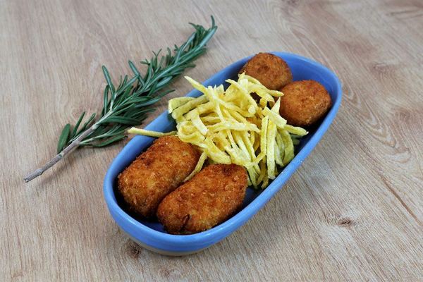 Croquetas de jamón ibérico en Flor de Galicia