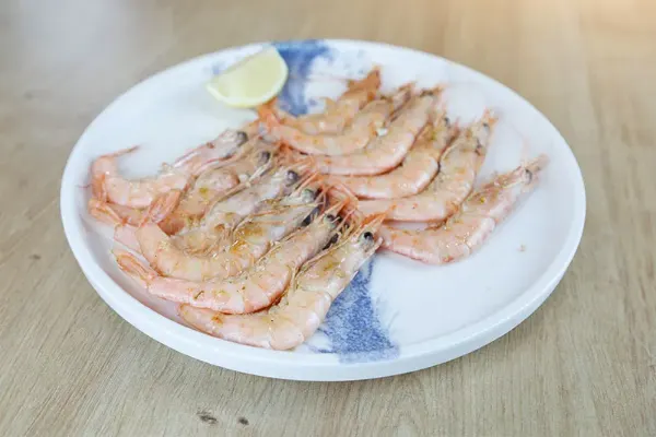 Gambas a la plancha en Flor de Galicia