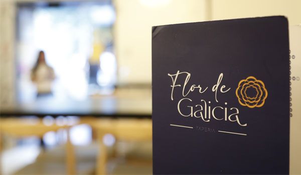 Carta de restaurante gallego en Madrid centro (Barrio de Salamanca) con platos típicos de Galicia · Flor de Galicia